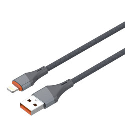 Кабель USB - Apple Lightning LDNIO для быстрой зарядки, 2.4А, 1.0м, синий (LS631)