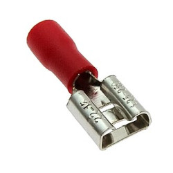FDD1.25-250 red, Клемма ножевая изолированная (красная)