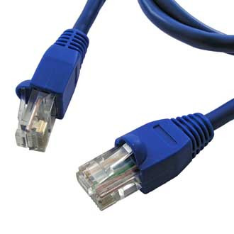 Патчкорд RJ45 1м синий - изображение 1