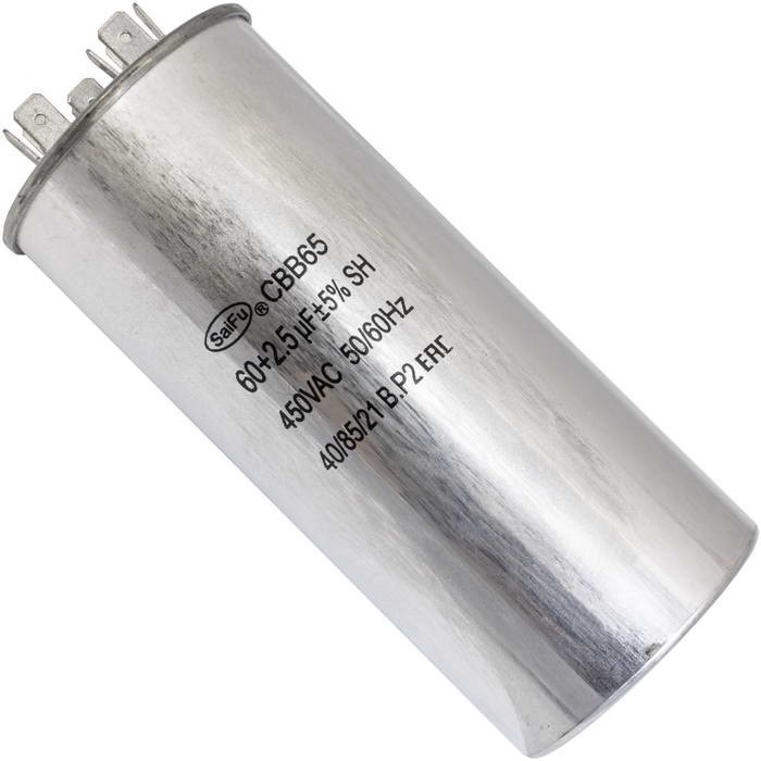 CBB65 60uF + 2.5uF 450V (SAIFU), Конденсатор - изображение 1