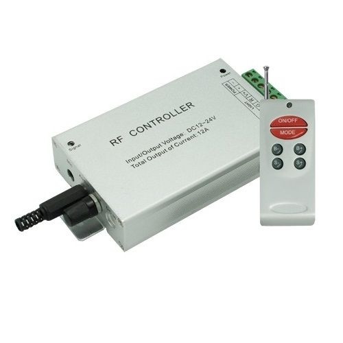 Контроллер RGB RF Аudio Ecola 12А 144Вт 12В (288Вт 24В) с радиопультом управления (цветомузыка) - изображение 1