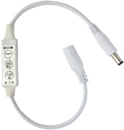 Диммер Ecola LED strip Dimmer 6А 72Вт 12В на проводе с кнопками для управления с автоматическими режимами