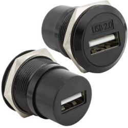 USB2.0 A(F)-A(F) PN, Разъем USB на корпус (розетка-розетка)