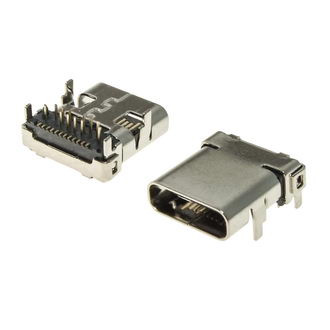 USB3.1 TYPE-C 24PF-002, Разъем USB Type-C на плату - изображение 1