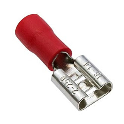 FDD2-250 red, Клемма ножевая изолированная красная