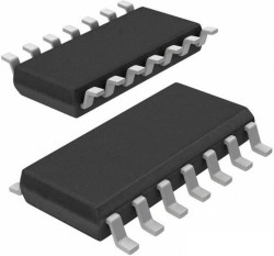 SN74HC4066DR (HC4066), Четыре двунаправленных ключа [SO-14]