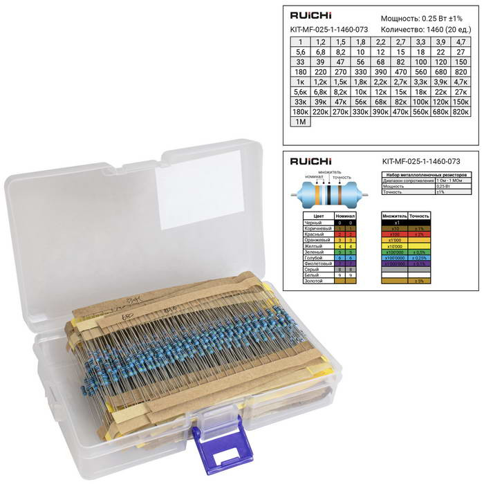 KIT-MF-025-1-1460-073, Резистор - изображение 1