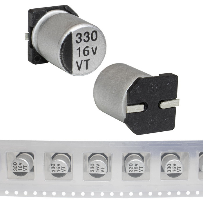 330 UF 16 V 105C 8*10.5 VT, Конденсатор - изображение 1