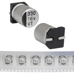330 UF 16 V 105C 8*10.5 VT, Конденсатор