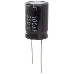 100 UF 250 V 105C 16*25 (JWCO), Конденсатор