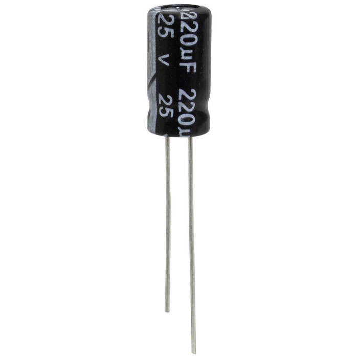 220 UF 25 V 105C 6*12 (JWCO), Конденсатор - изображение 1