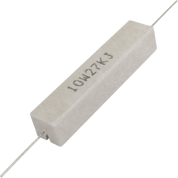 RX27-1 27 кОм 10W 5% / SQP10, Резистор - изображение 1