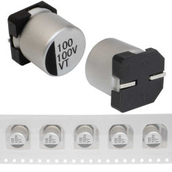 100 uF 100 V 105C 12.5*13.5, Конденсатор