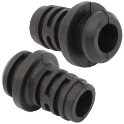 Втулки 5.5х10х8х18х2.5 black, Втулка проходная