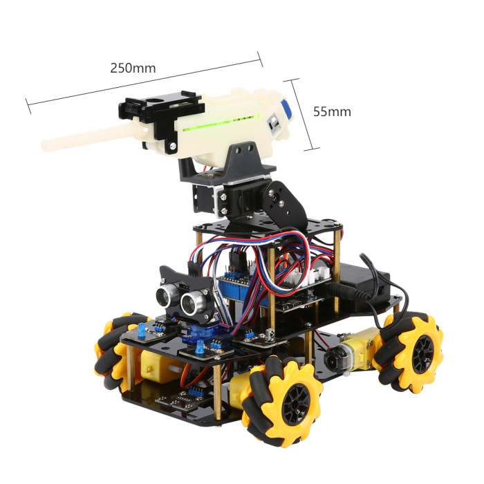 Water Ball Launcher Pack QD005 + Electro Target QD006, Пушка + мишени (расширения) для ACEBOTT Smart Car - изображение 1