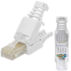RJ45 (TP-8P8C) Cat5E быстрозажиной, Разъем