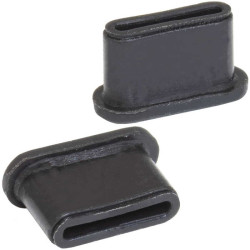 Rubber plug TYPE-C black, Разъем USB