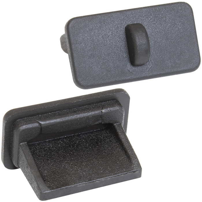 Rubber plug USB A 01 black, Разъем USB - изображение 1