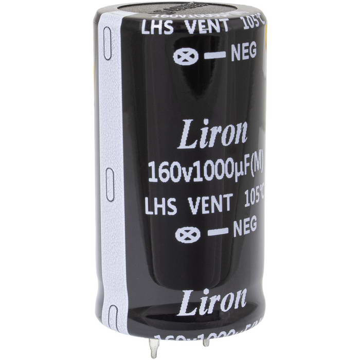 1000 UF 160V 105*C 30*35 Liron, Конденсатор - изображение 1