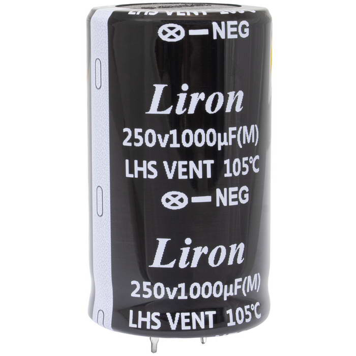 1000 UF 250V 105*C 30*50 Liron, Конденсатор - изображение 1