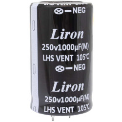 1000 UF 250V 105*C 30*50 Liron, Конденсатор