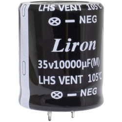 10000 UF 35V 105*C 30*35 Liron, Конденсатор