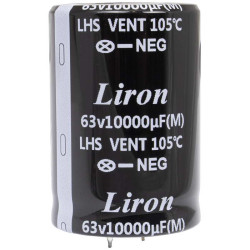10000 UF 63V 105*C 35*50 Liron, Конденсатор