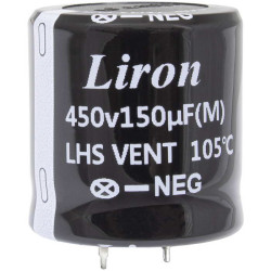 150 UF 450V 105*C 30*30 Liron, Конденсатор