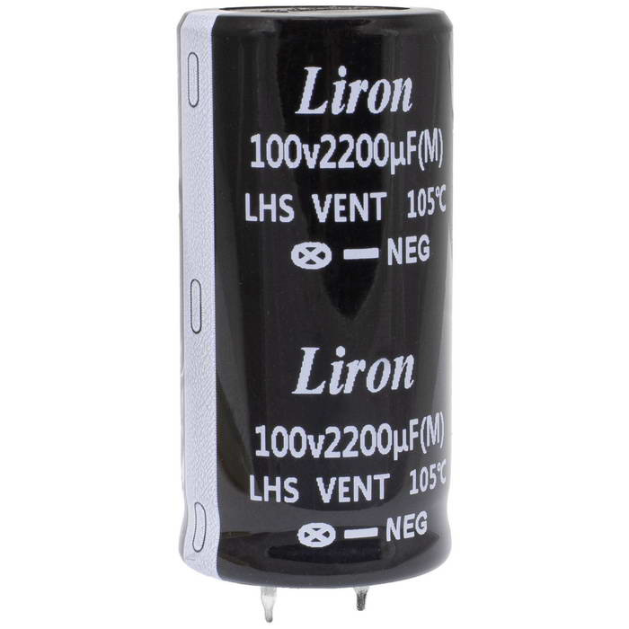 2200 UF 100V 105*C 25*50 Liron, Конденсатор - изображение 1