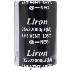22000 UF 35V 105*C 35*50 Liron, Конденсатор