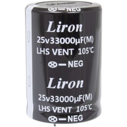 33000 UF 25V 105*C 35*50 Liron, Конденсатор