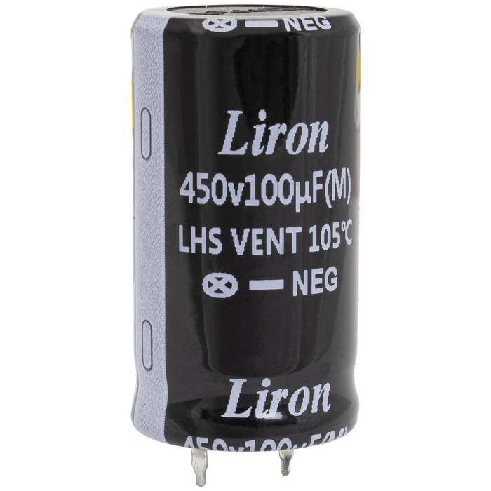 100 UF 450V 105*C 22*40 Liron, Конденсатор - изображение 1