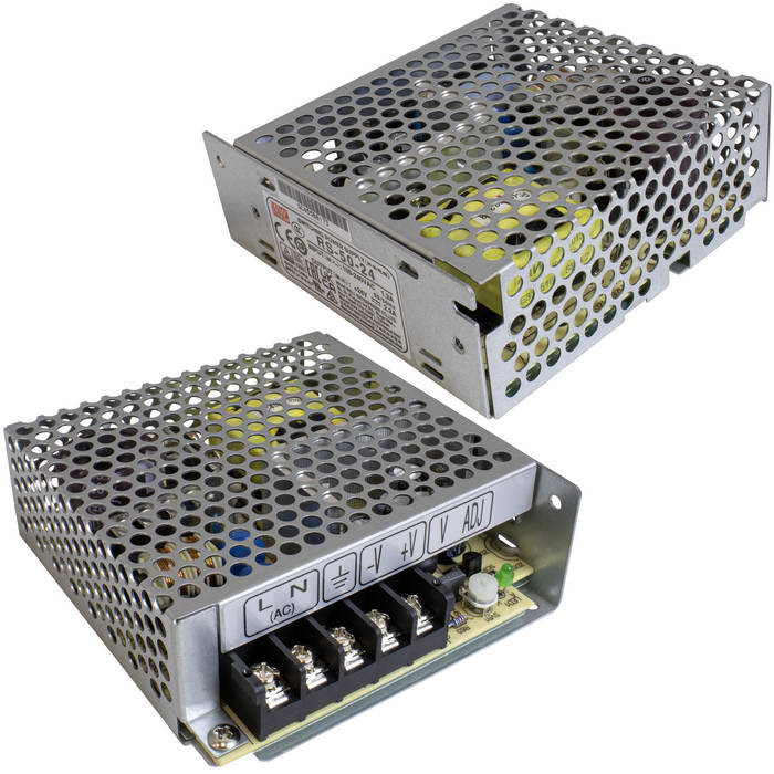 RS-50-24-MW, Импульсный блок питания - изображение 1