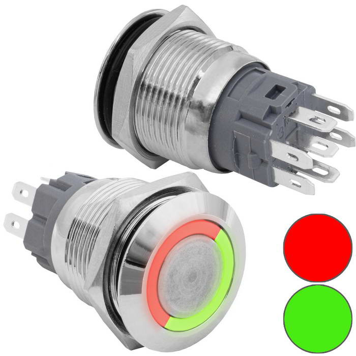GQ19B-10E/RG/N off-(on), Кнопка антивандальная - изображение 1