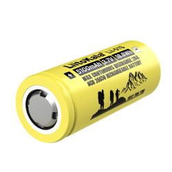 Аккумулятор Liitokala 26650 Lii-51S Li-ion, 3.7В, 5100mAh (высокотоковый)