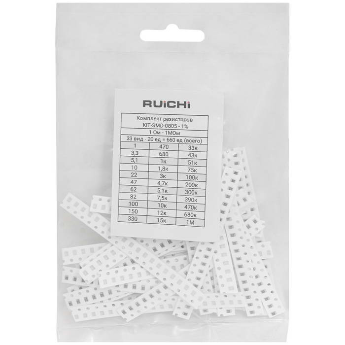 KIT-SMD-0805-1-660-33, Чип резистор - изображение 1