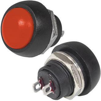 PBS-33B (Красная), Кнопка OFF-(ON), 1A 250VAC, без фиксации - изображение 1