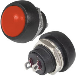PBS-33B (Красная), Кнопка OFF-(ON), 1A 250VAC, без фиксации