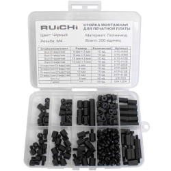 KIT-M4-200P-BLK, Стойка для печатной платы