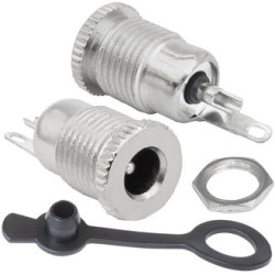 TC 5.5 х 2.1mm cap, Гнездо на корпус 5.5 x 2.1 мм (металл) с заглушкой