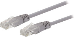 Патчкорд RJ45 (8P8C), UTP, 3м серый