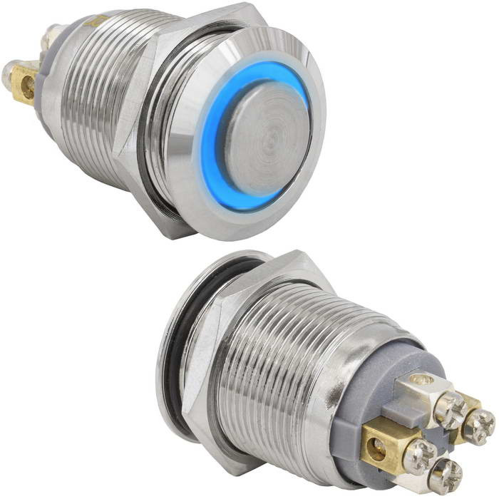 GQ19PH-10ZE/B/N off-(on), Кнопка антивандальная - изображение 1