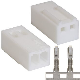 HU-02 pitch 2.54mm+Terminal, Розетка на кабель - изображение 1