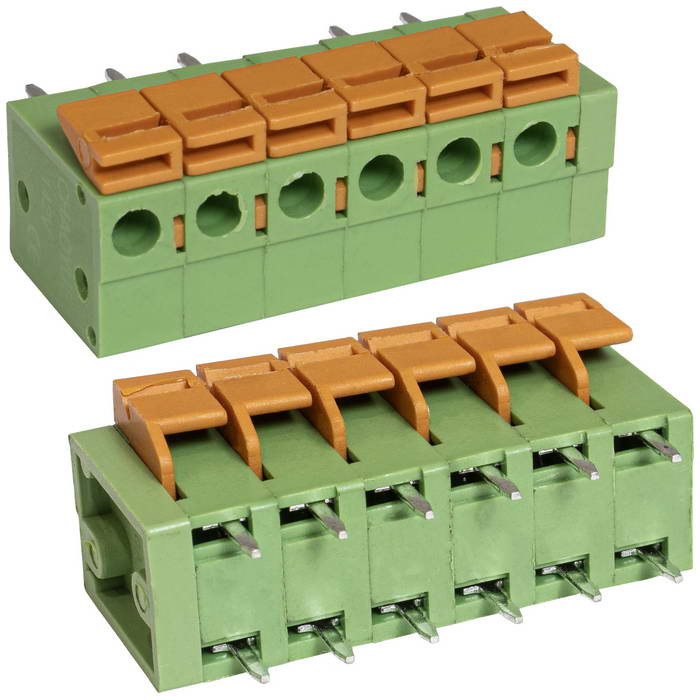 RG142V-5.08-06P, Клеммник нажимной - изображение 1