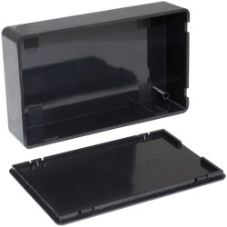 Z1006025B, корпус для РЭА пластиковый чёрный, 100x60x25 мм