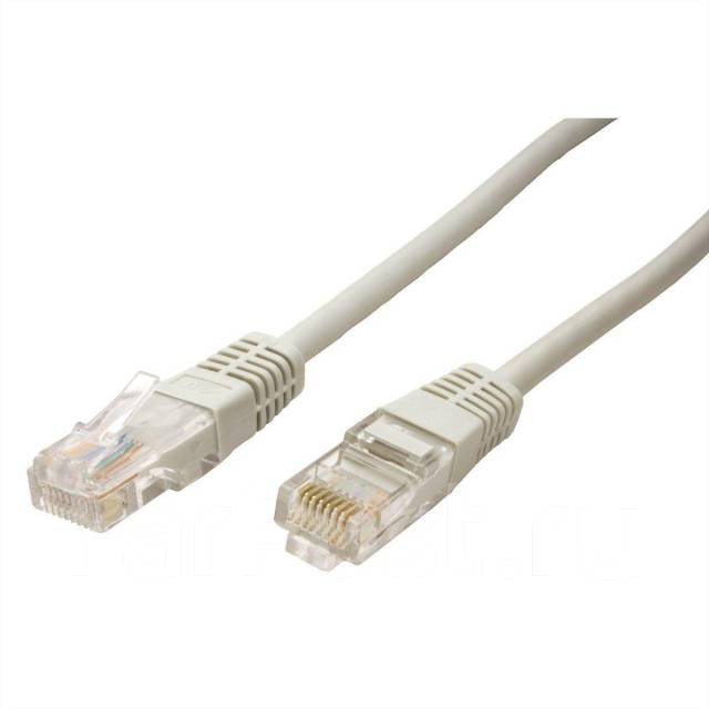 Патчкорд RJ45 (8P8C), UTP, 3м белый - изображение 1