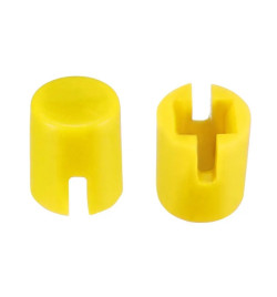A30-Yellow, Колпачок для кнопки, желтый (2.4x2.4мм)