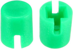 A30-Green, Колпачок для кнопки, зеленый (2.4x2.4мм)