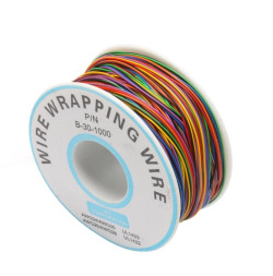 Провод монтажный B-30-1000 30AWG катушка 280 м (Разноцветный)