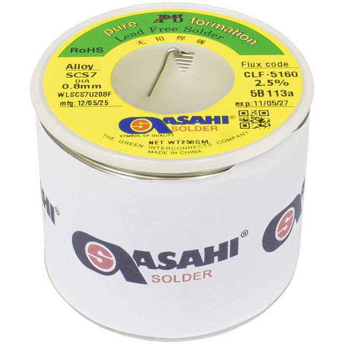 SCS7 d0.8mm 250g CLF5160, Припой - изображение 1